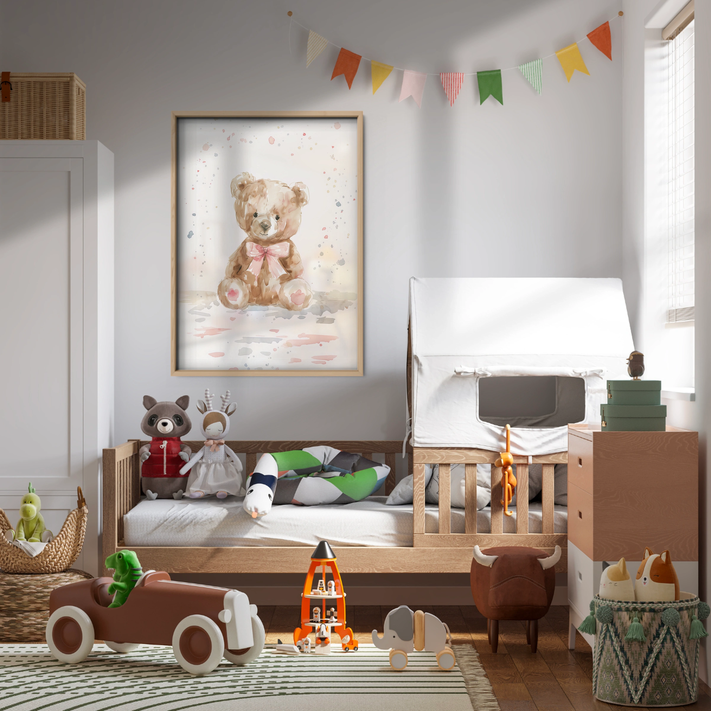 Teddy Bear Nursery Print
