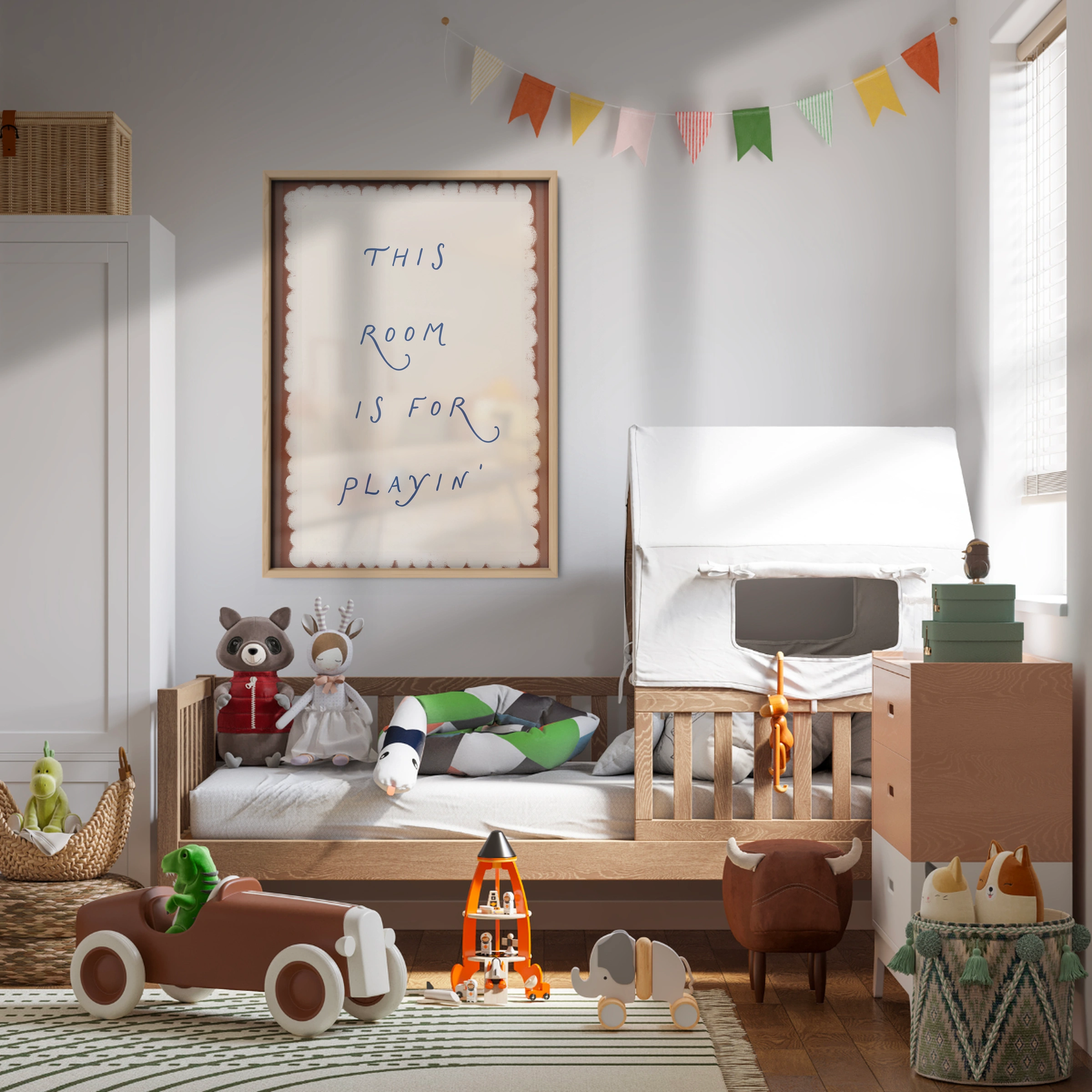 This Room Is For Playin Nursery Print