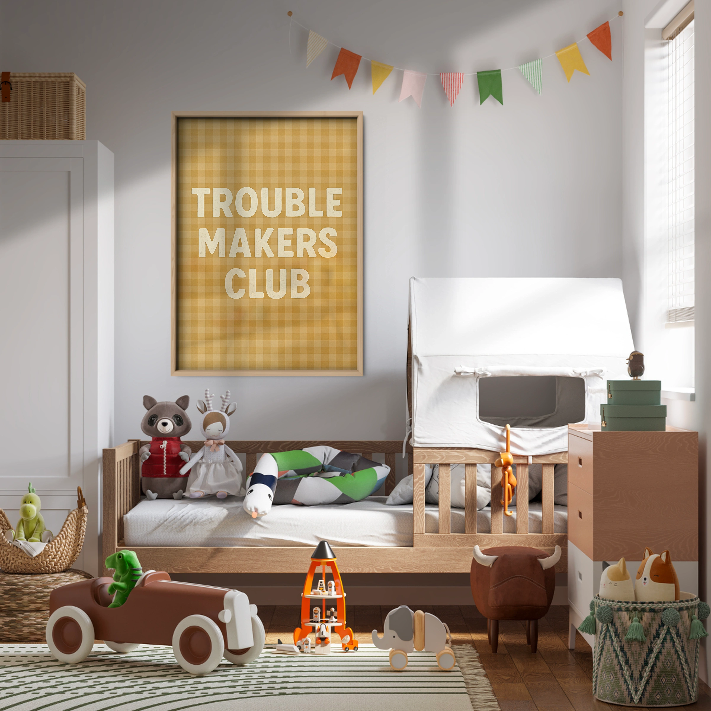 Trouble Makers Club Two Nursery Print
