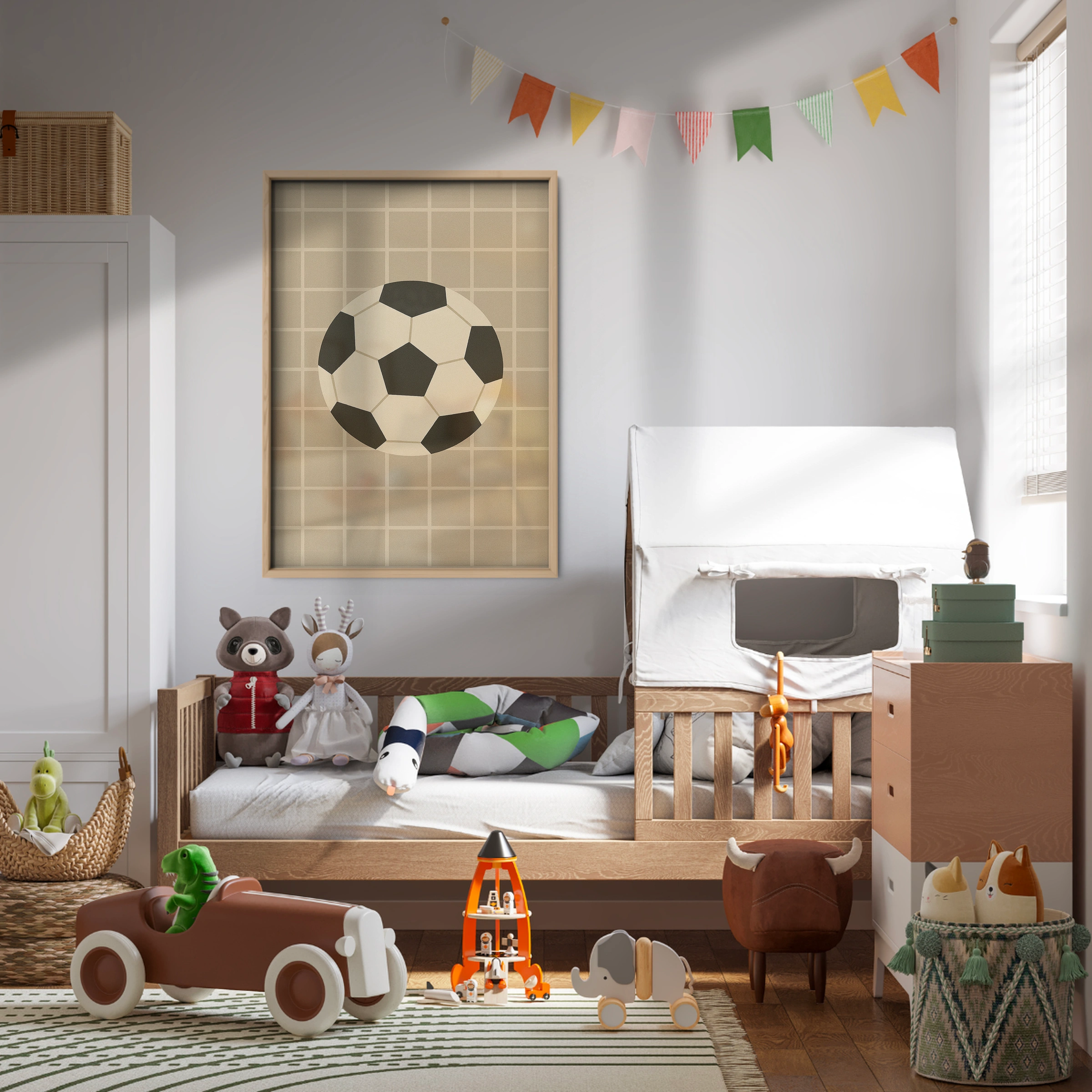 Wake Up and Be Awesome Two Nursery Print - kids room wall art print