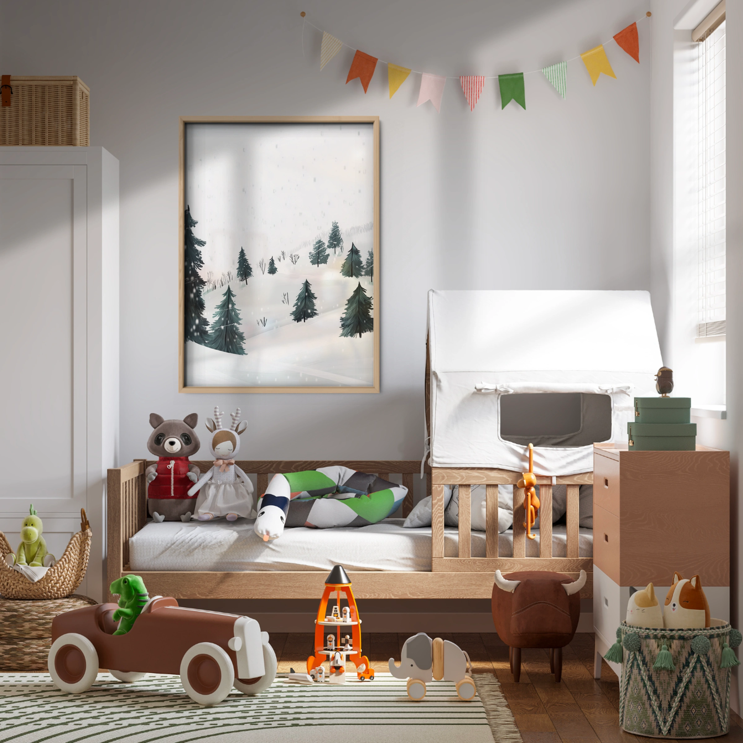 Winter Landscape Christmas Print