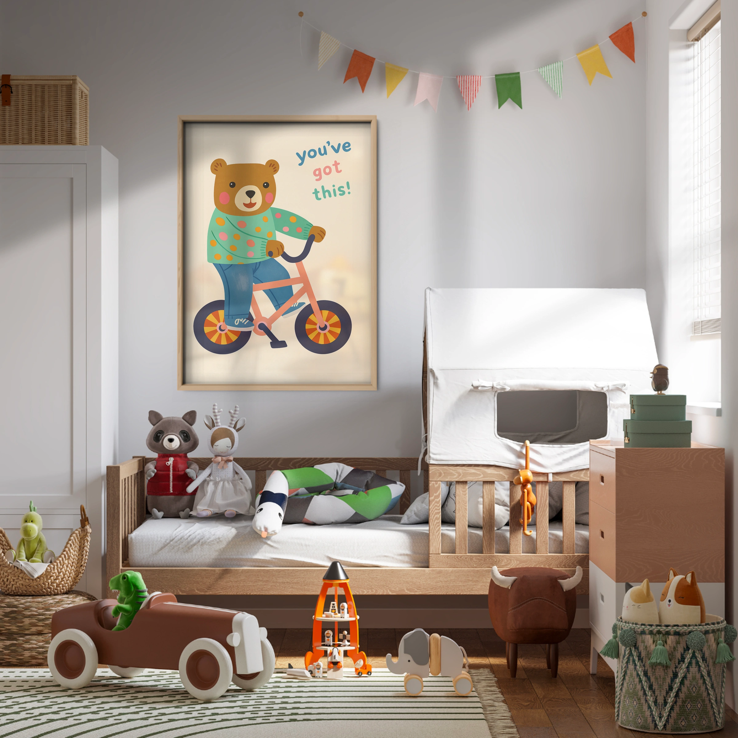 You've Got This Bear Nursery Print