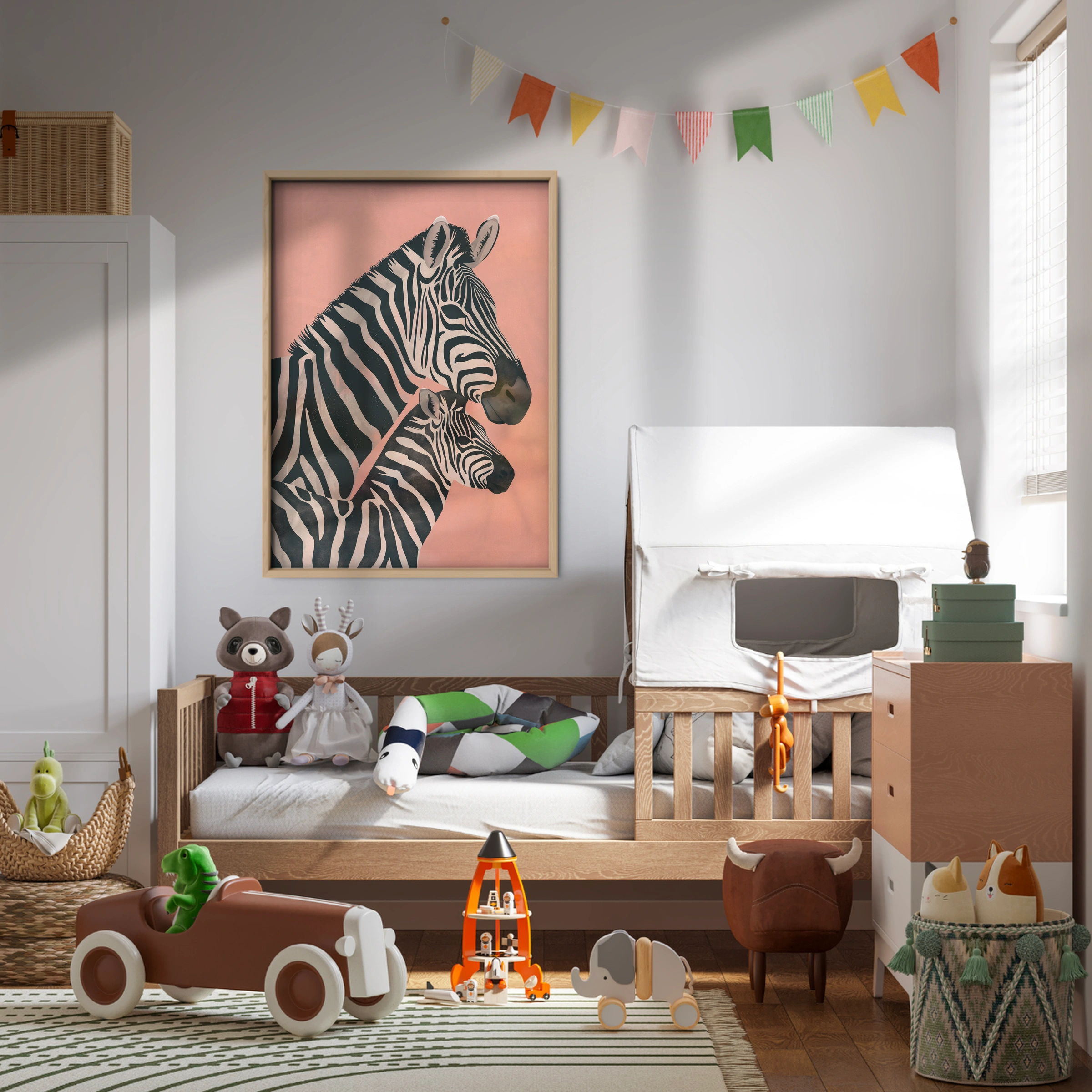 Zebras Nursery Print