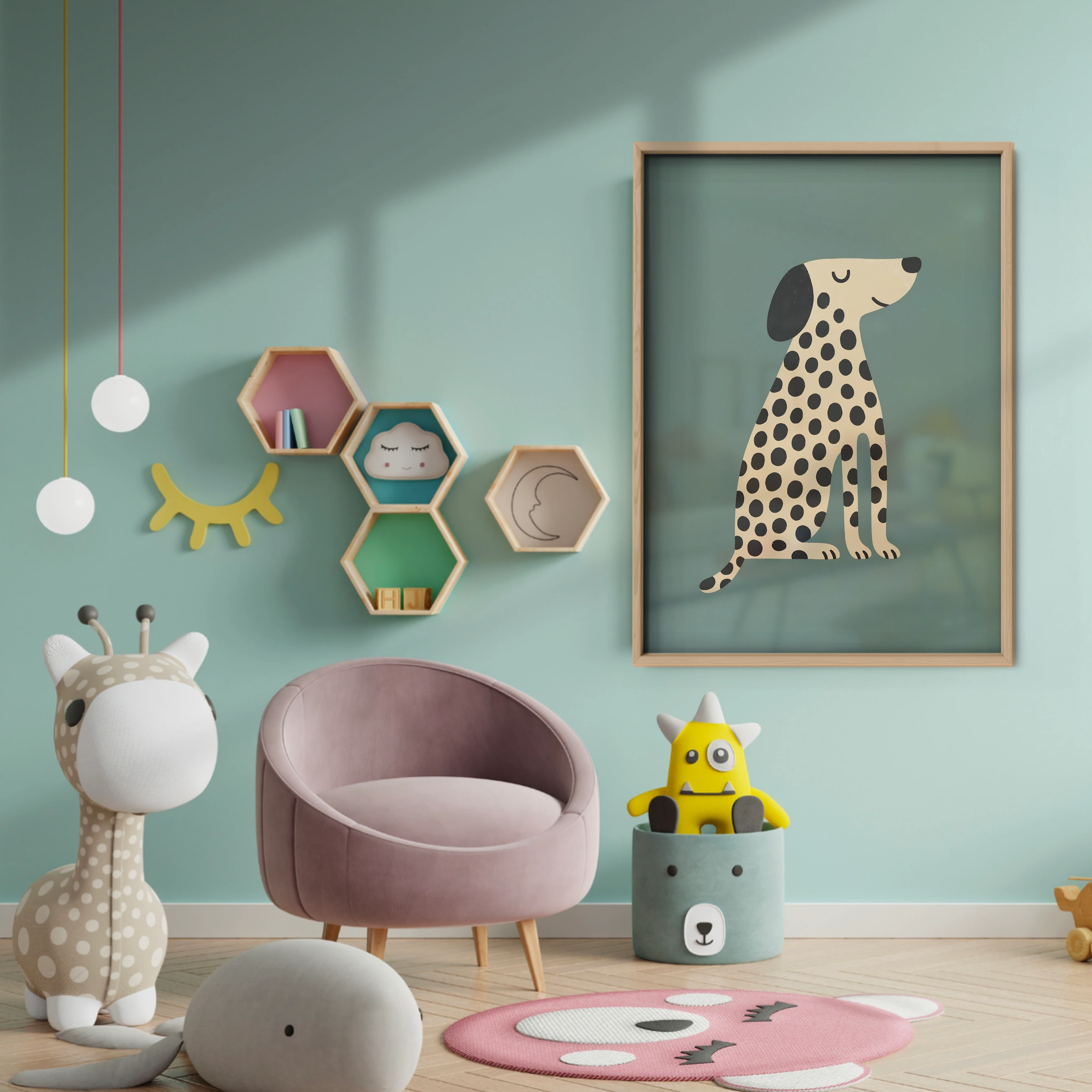 Cool Kids Club Arch Nursery Print - baby room wall decor print