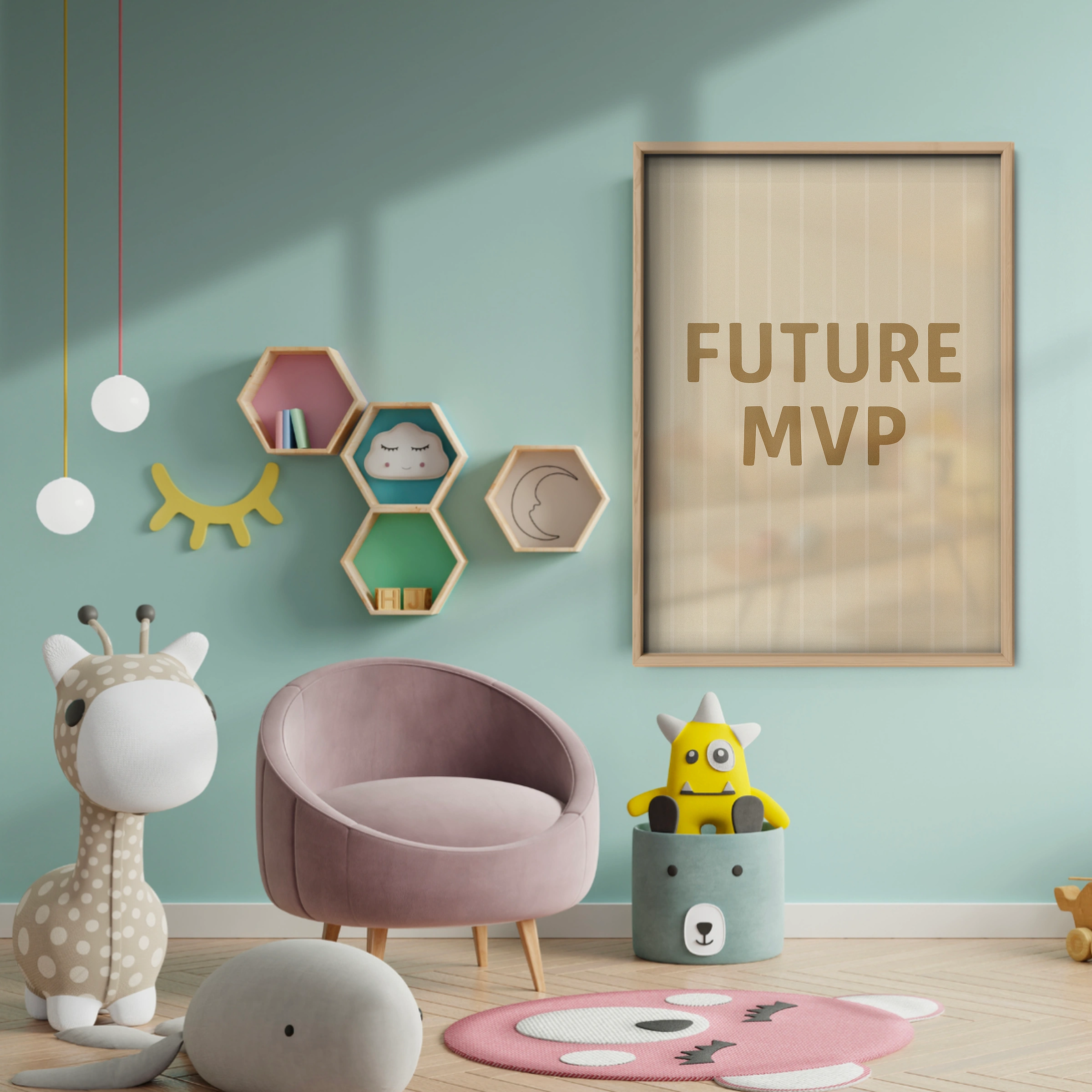 Future MVP Nursery Print - baby room wall decor print