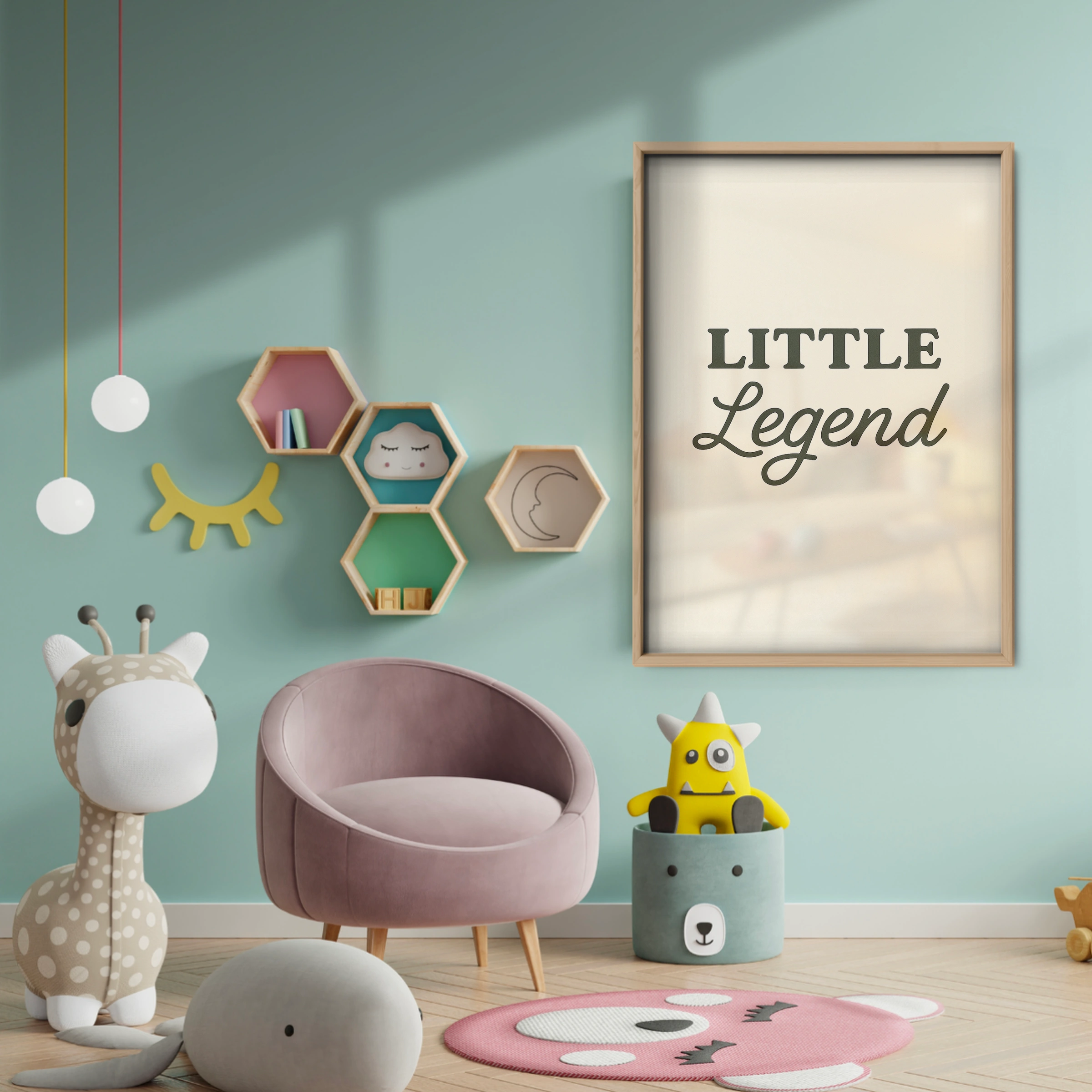 Little Legend Nursery Print - baby room wall decor print