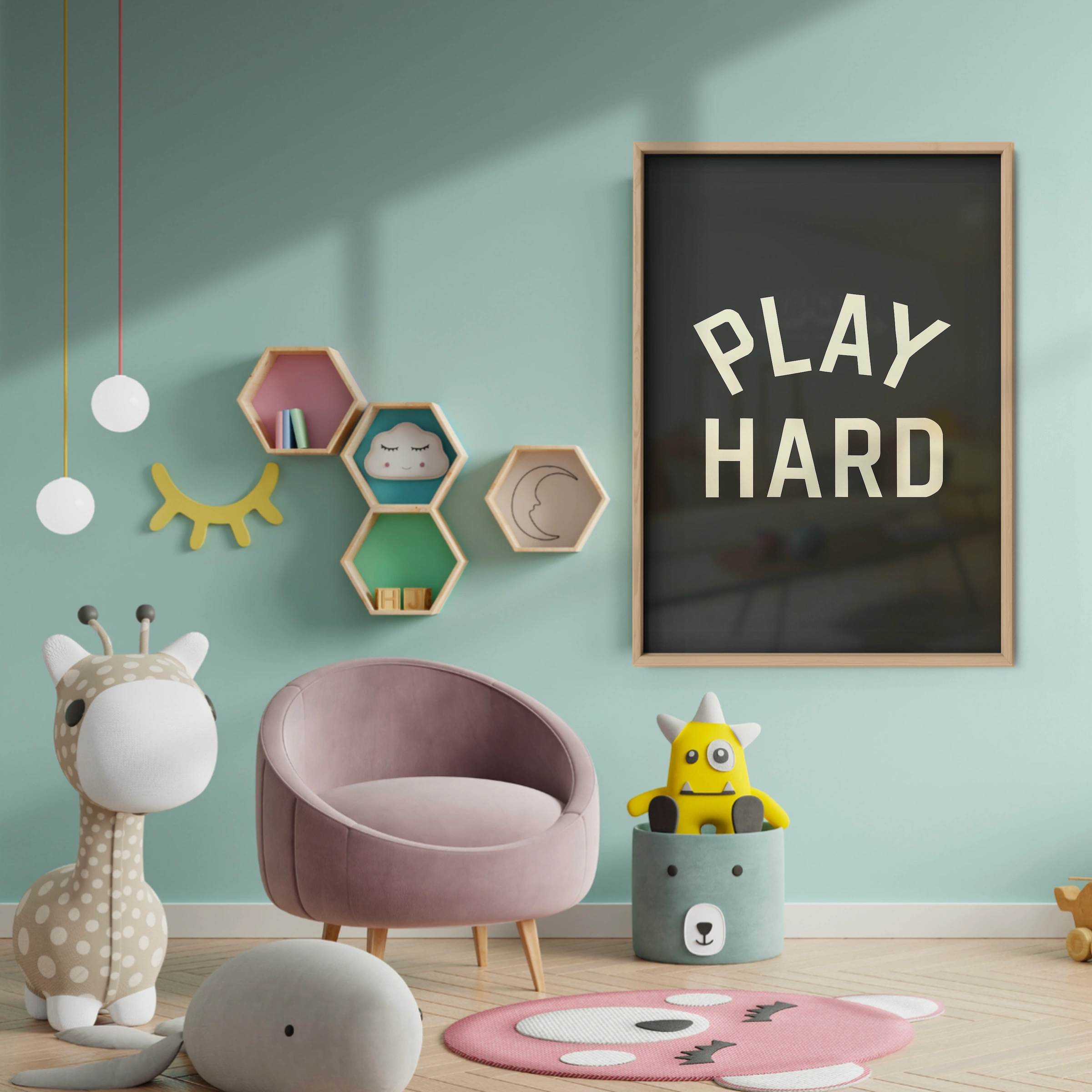 This Kid Is Awesome Two Nursery Print - baby room wall decor print