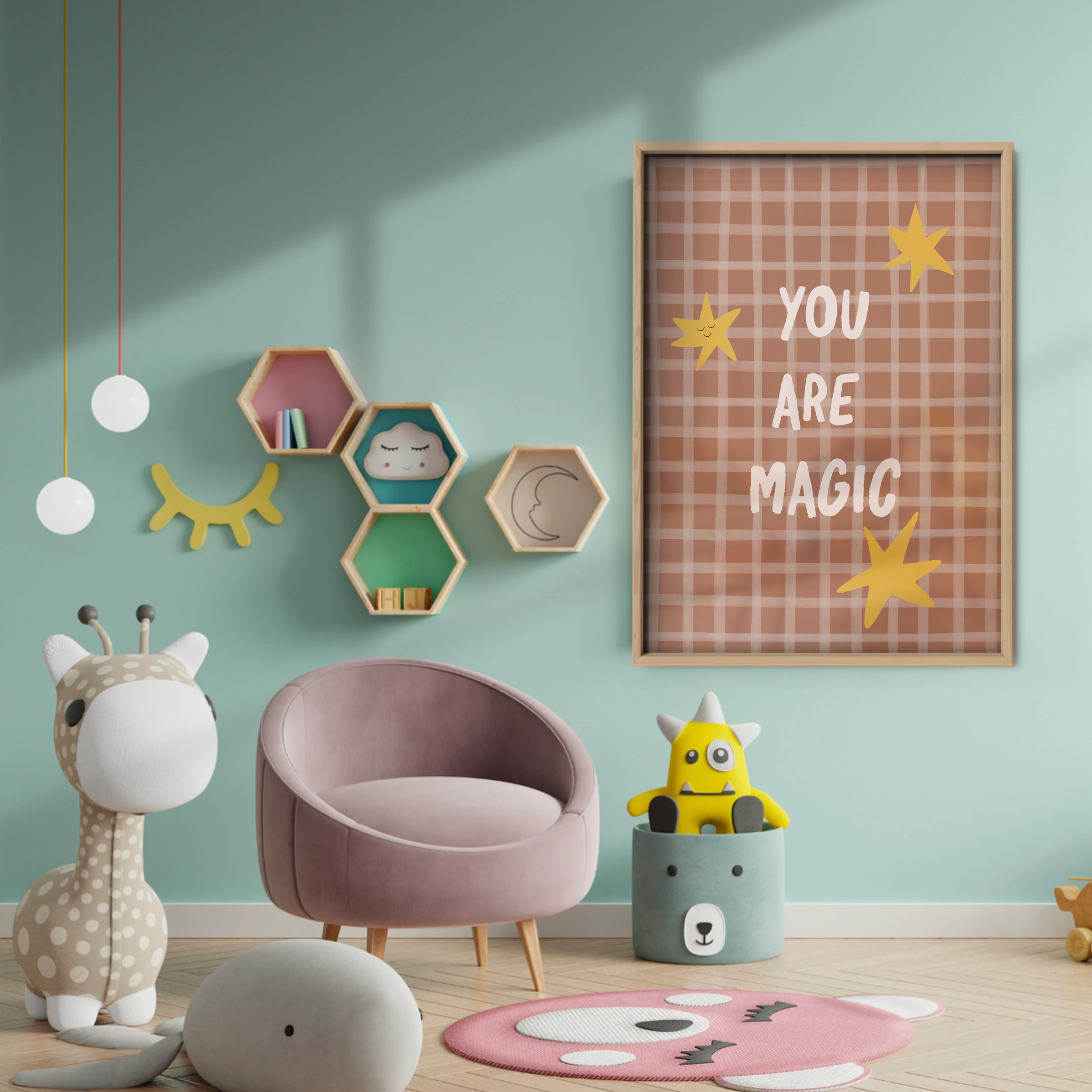 You Are Magic Nursery Print - baby room wall decor print