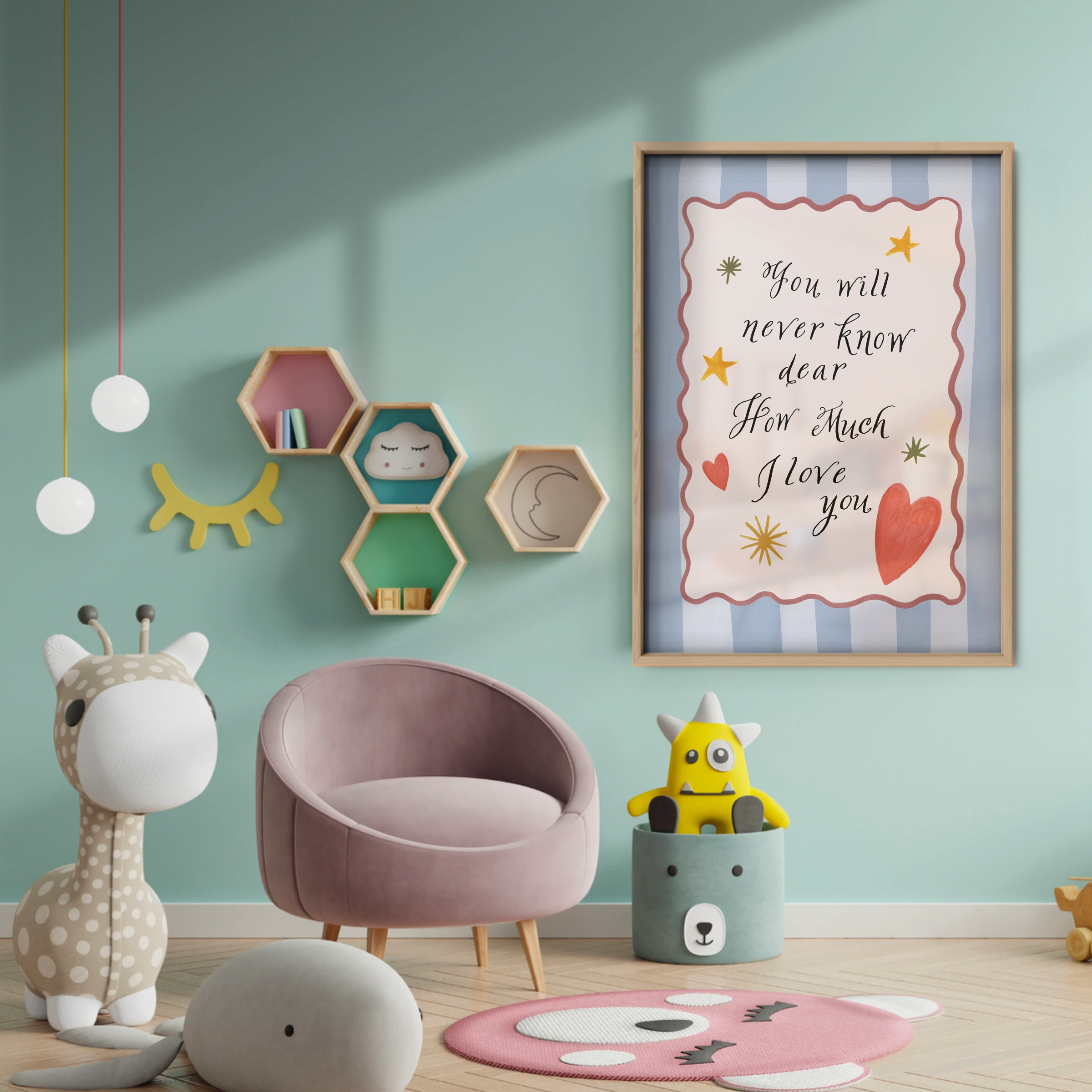You Will Never Know Dear Nursery Print - baby room wall decor print