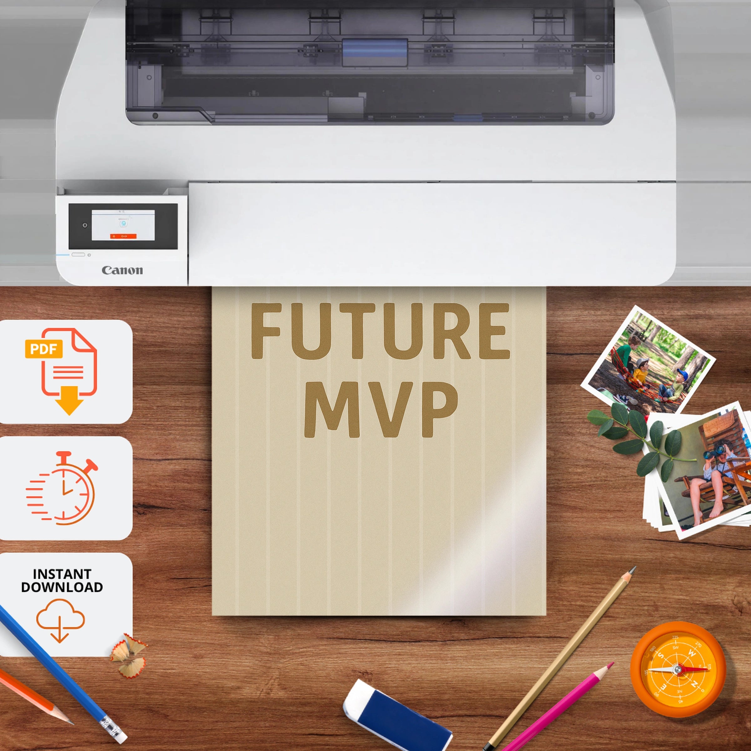 Future MVP Nursery Print - printable nursery wall art, instant download to print at home