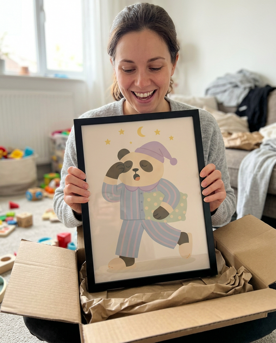 ugc-review-6 unboxing nursery print parcel